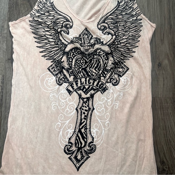 Y2K Grunge Affliction Tank Top - Picture 3 of 5